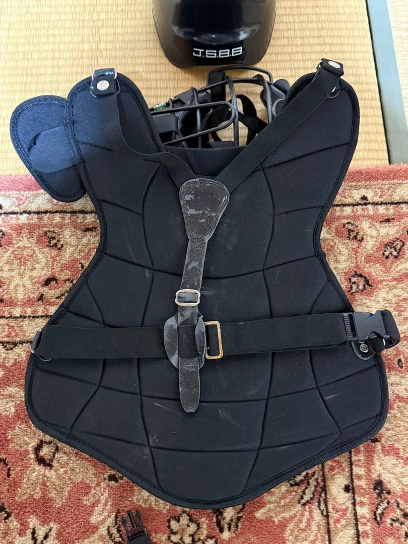 J.S.B.B. キャッチャー防具セット 黒