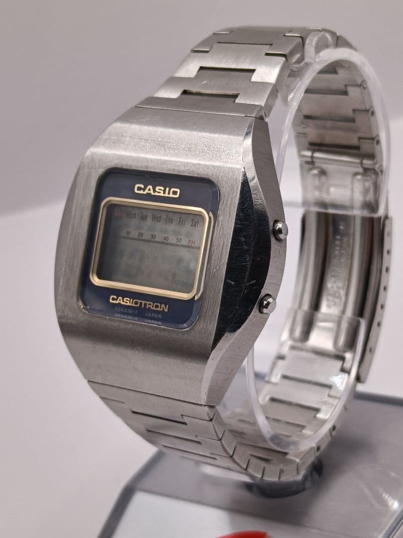 至高の逸品 カシオトロン 31QR-17 スクリューバック 70s当時物 稼働品