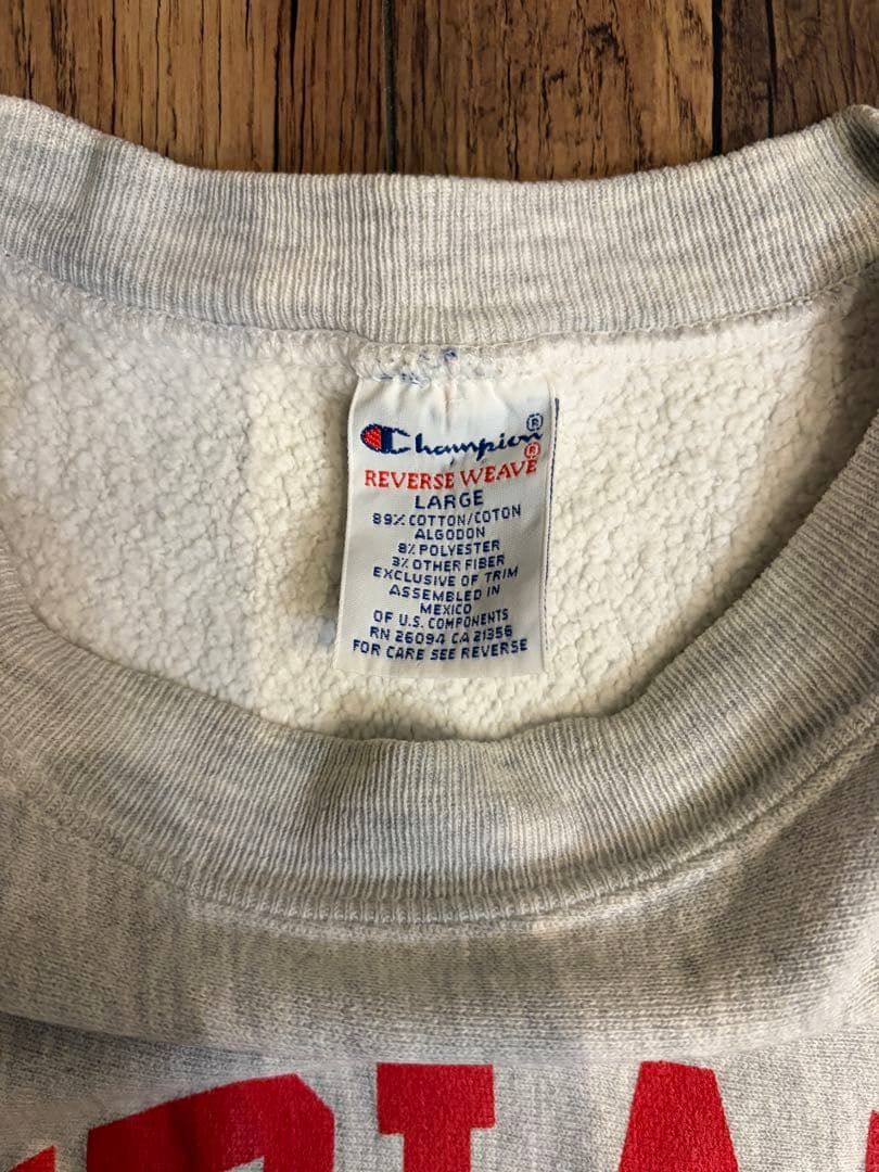 チャンピオン　スウェット　グレー REVERSE WEAVE リバースウィーブ