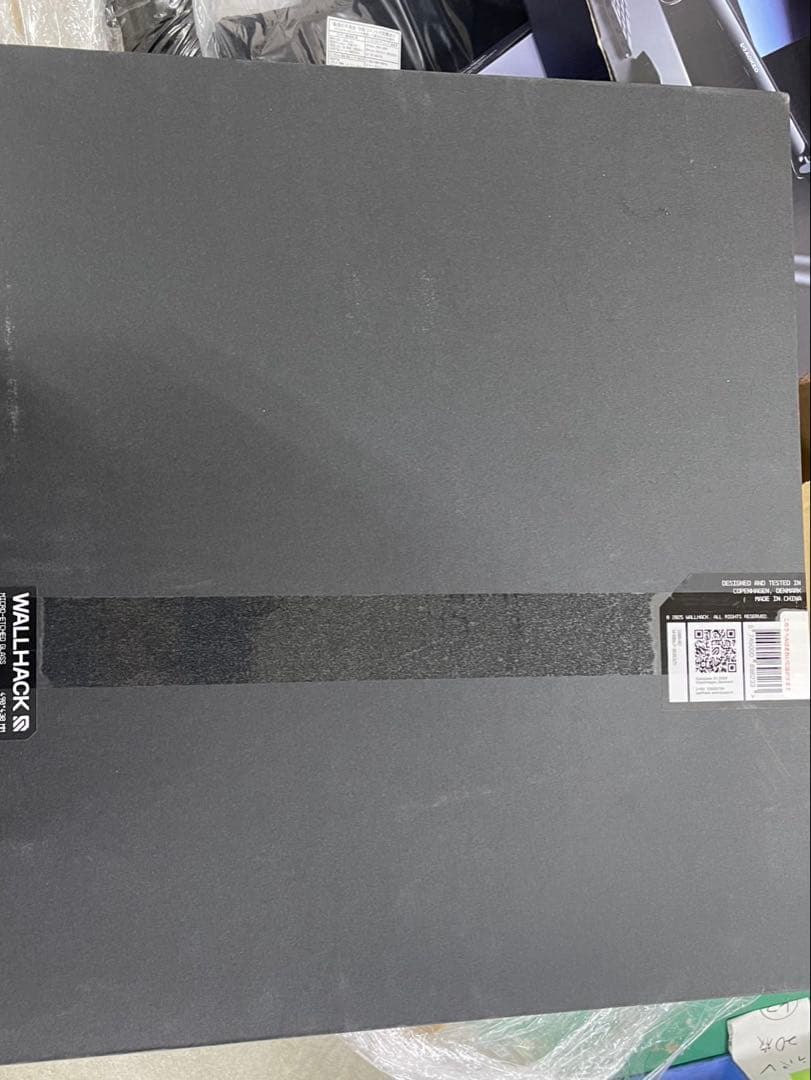 WALLHACKガラスマウスパッド SP-004 ゲーミングマウスパッドブラック