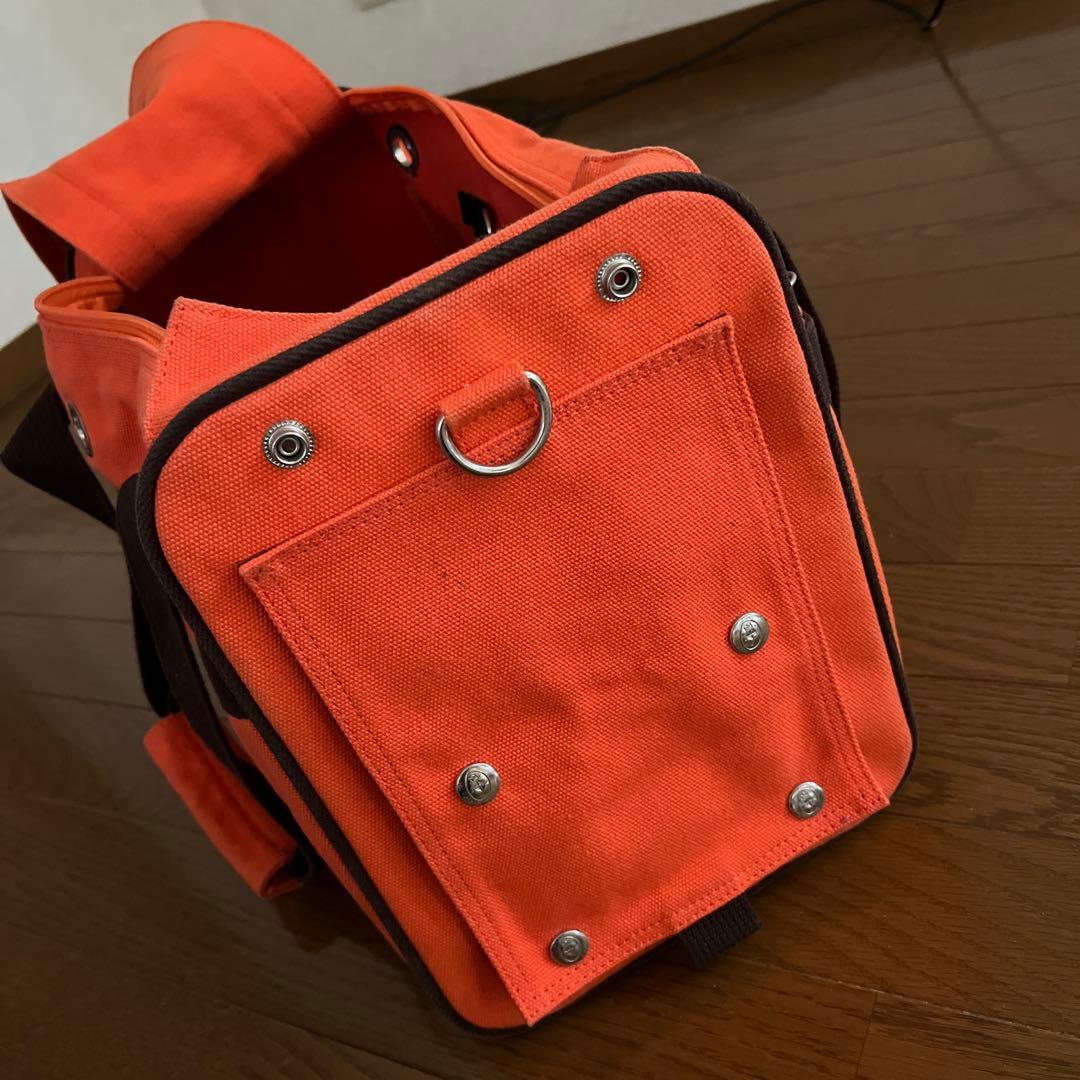 CASTELBAJAC キャリーバッグ オレンジ 犬用品 ペットキャリーバッグ