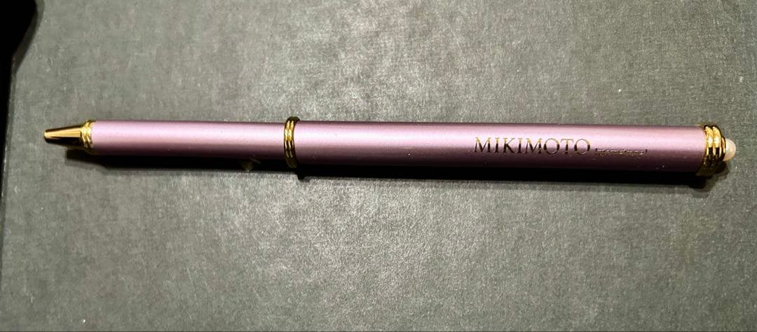 小粒真珠がキュート❣️ 【ミキモト】オリジナル パールボールペン＆ブックマーカー