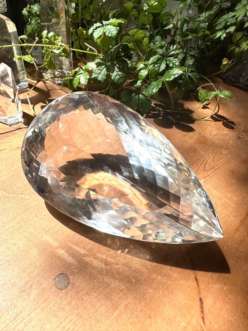 ファセットカットクリスタル（天然水晶）スーパークリア