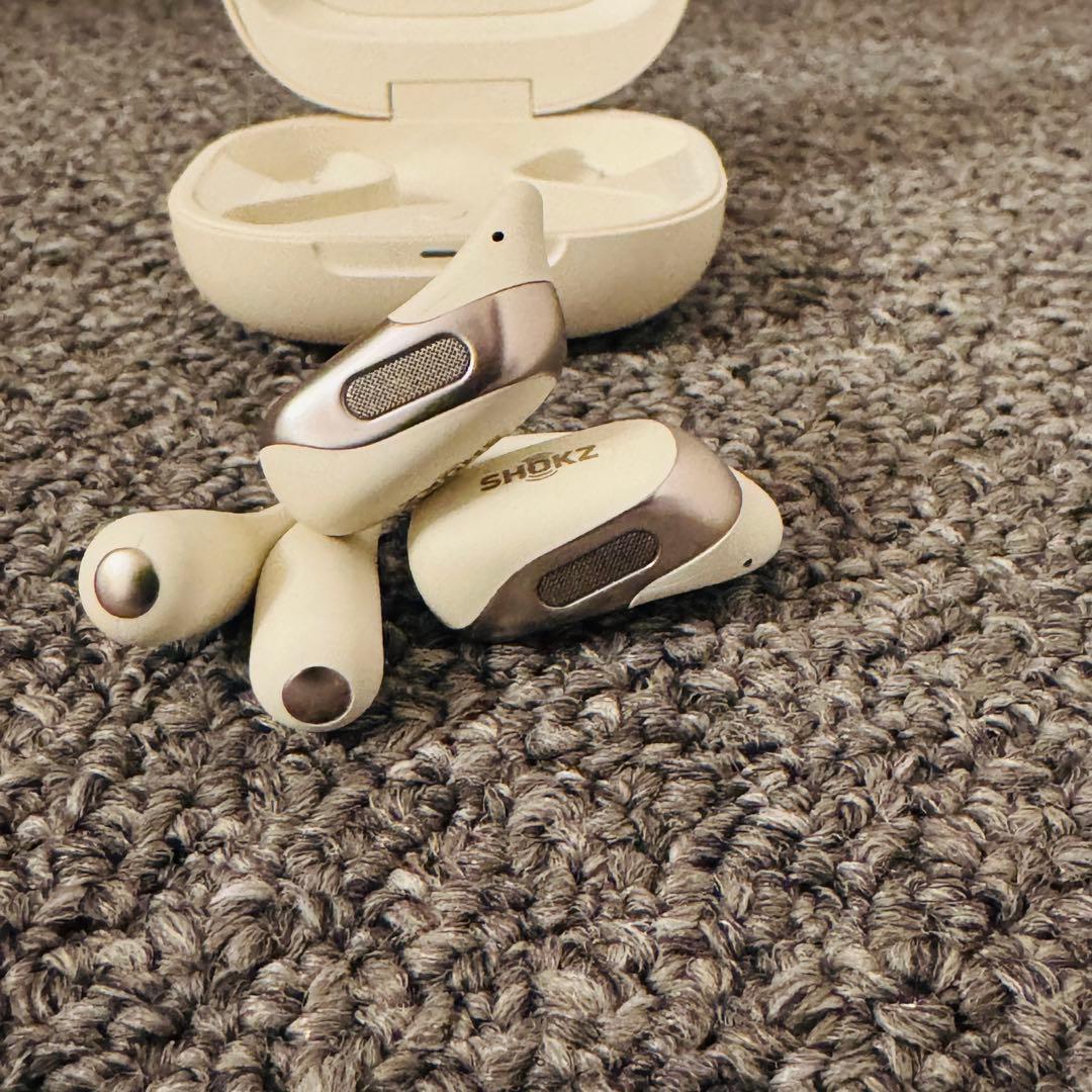 【美品】Shokz OpenFit 2 SKZ-EP-000046 ベージュ