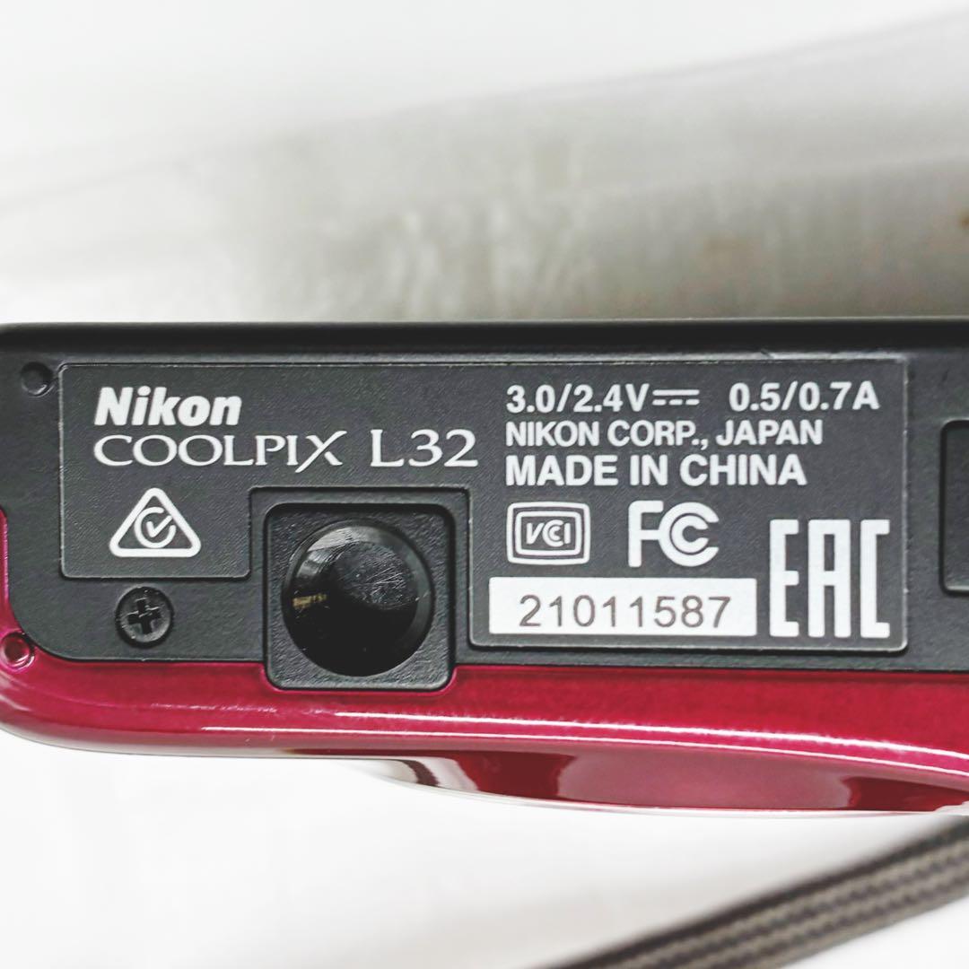 動作ok✨NIKON ニコン デジカメ L32 コンデジ 箱付 COOLFIX