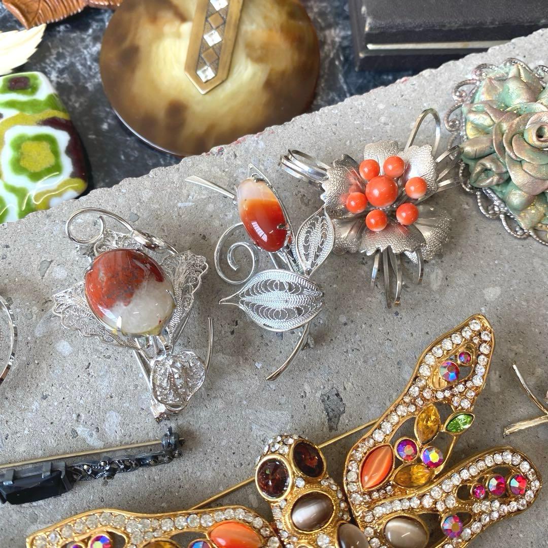 マジョリカ MAJORICA アクセサリー ブローチ おまとめ セット 33点