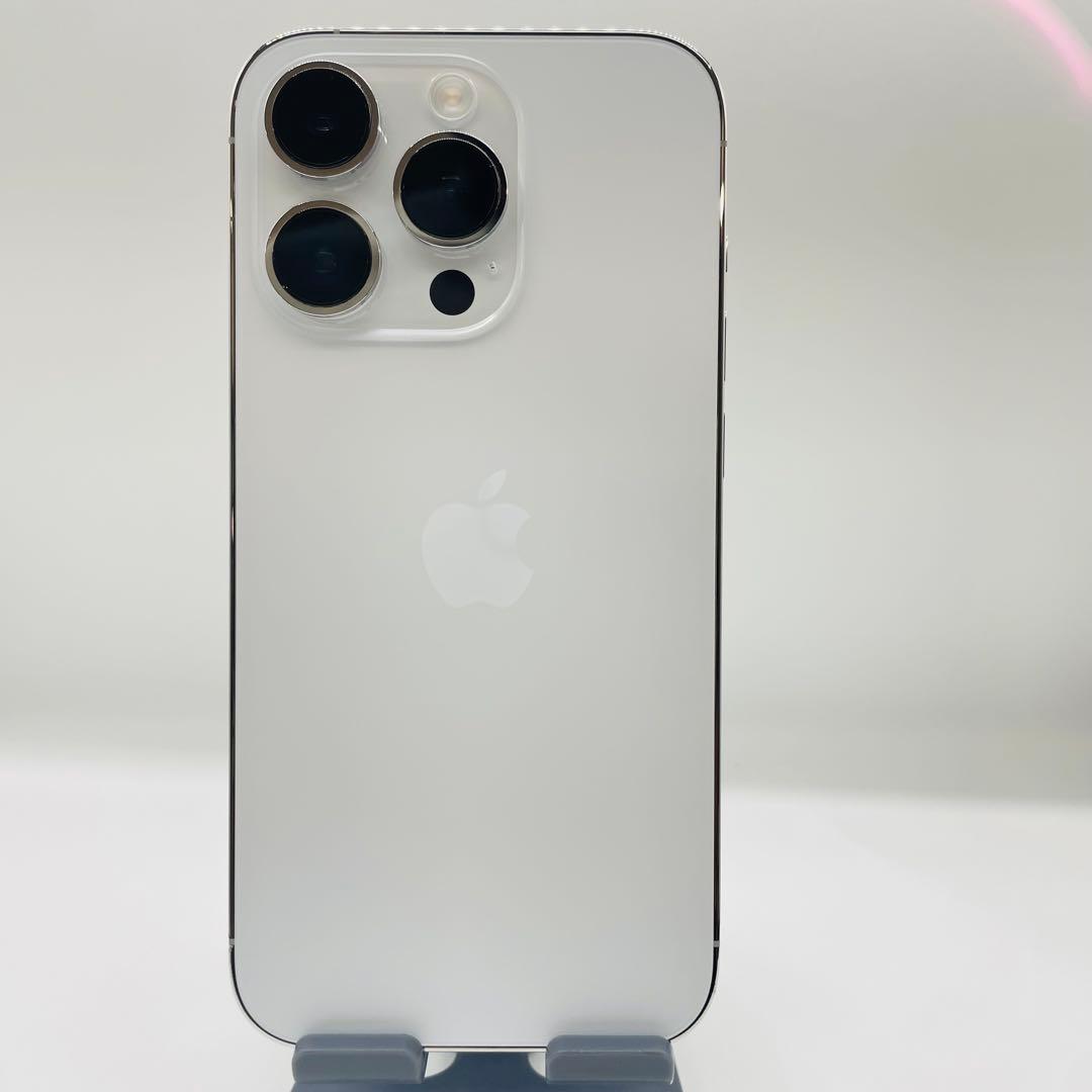 iPhone 14pro 128GB シルバー SIMフリー バッテリー交換ずみ