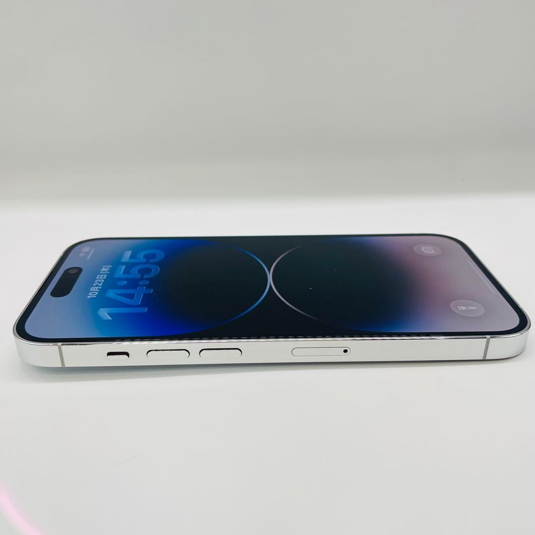iPhone 14pro 128GB シルバー SIMフリー バッテリー交換ずみ