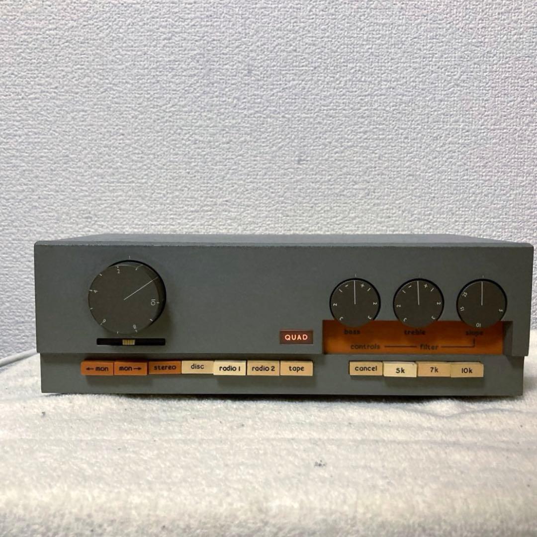 英国製 名作プリアンプQUAD33 メンテ済み動作品 アナログ盤好きな方に