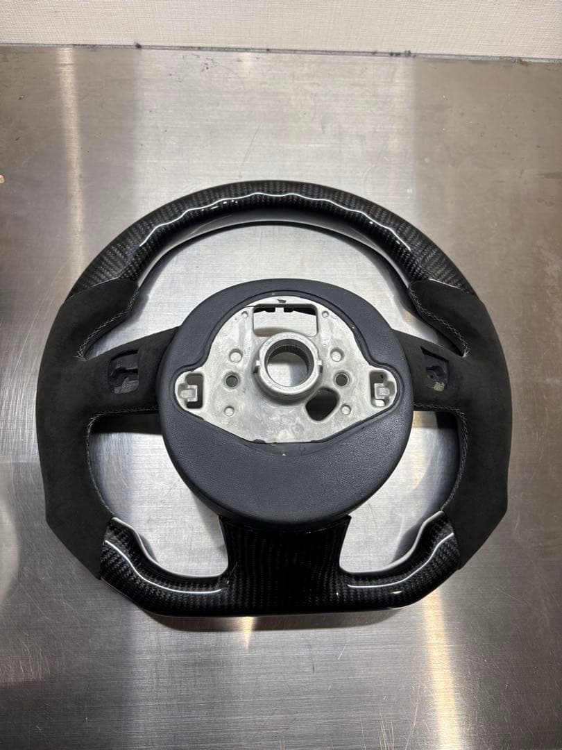 値下げ交渉可能 RST カーボンステアリング AUDI TYPE2 新品未使用品