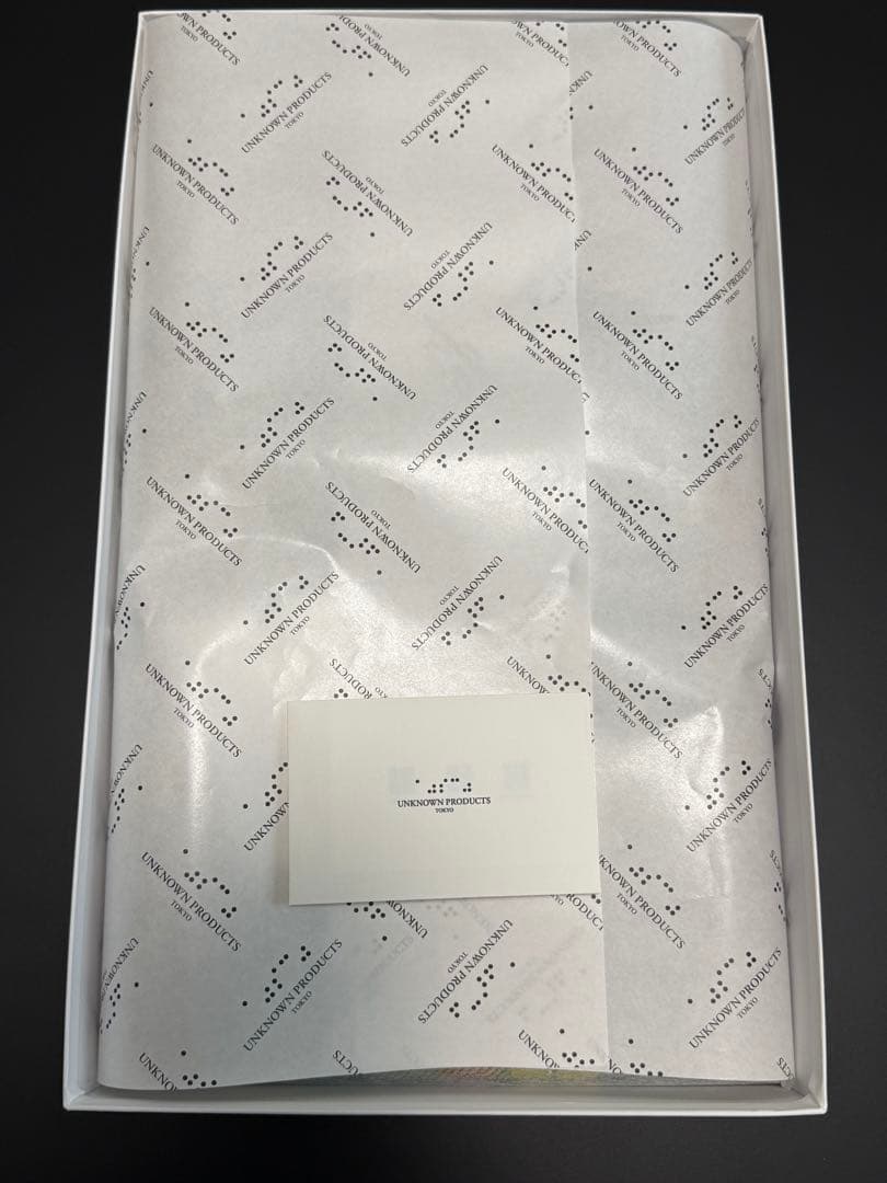 UNKNOWN PRODUCTS レザーペーパーバッグ（小）　マクミラン柄