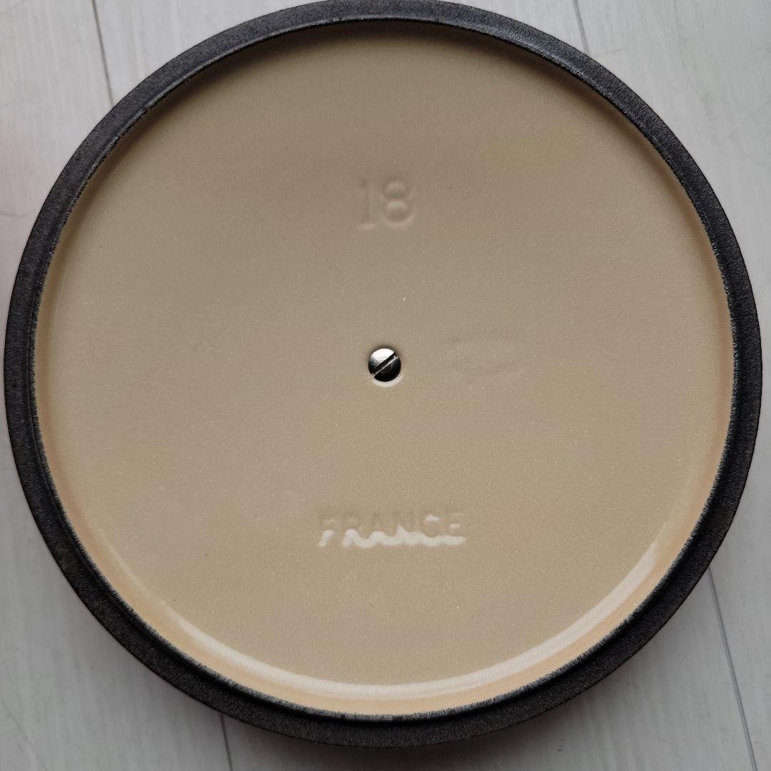 ★LE CREUSET★ル・クルーゼ★　オレンジ 調理鍋★　サイズ18★