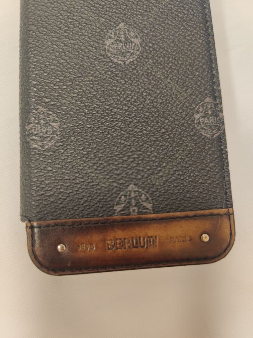 【希少　美品】Berluti iPhone12 / 12 Pro ケース 手帳型