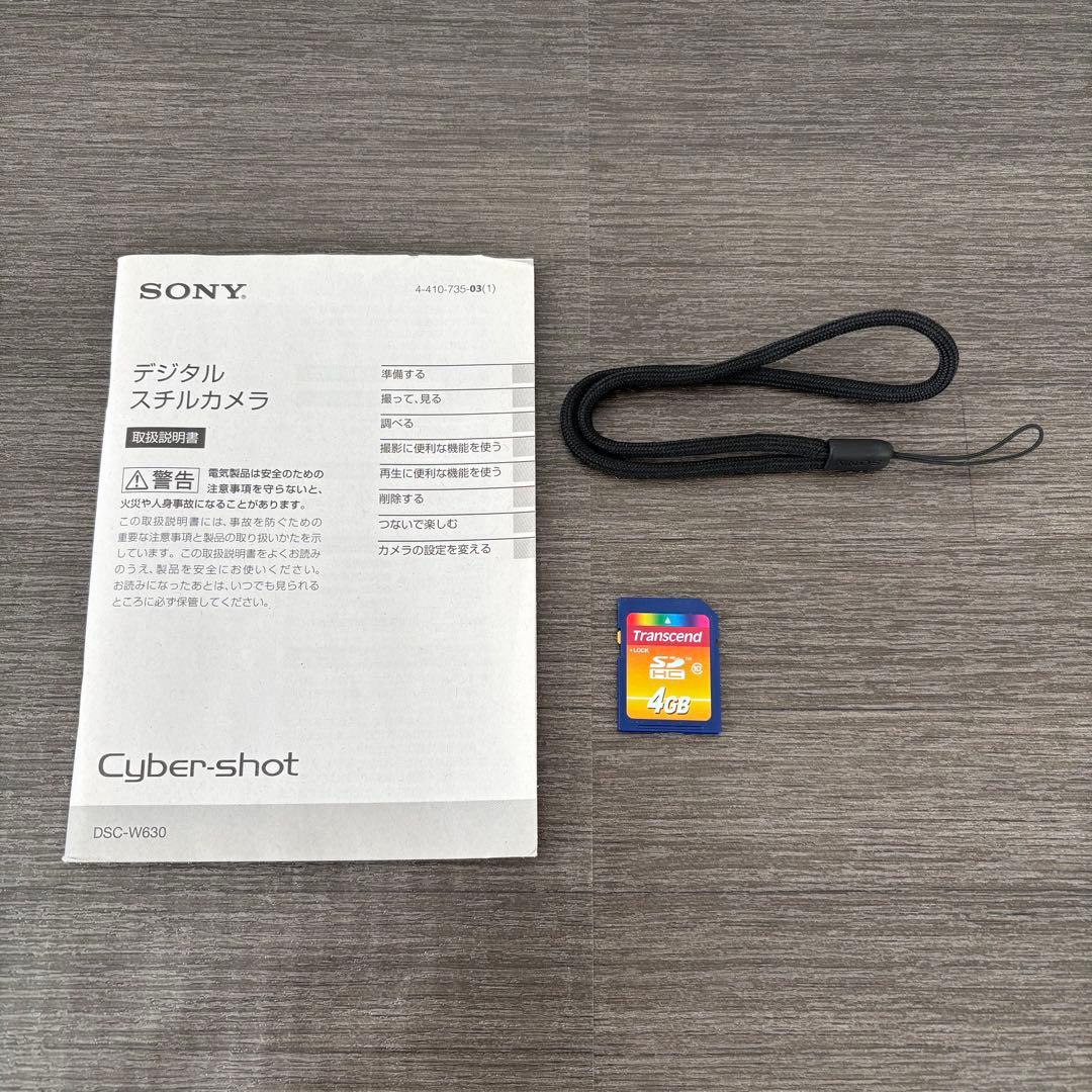 SONY Cyber-shot DSC-W630デジタルカメラ