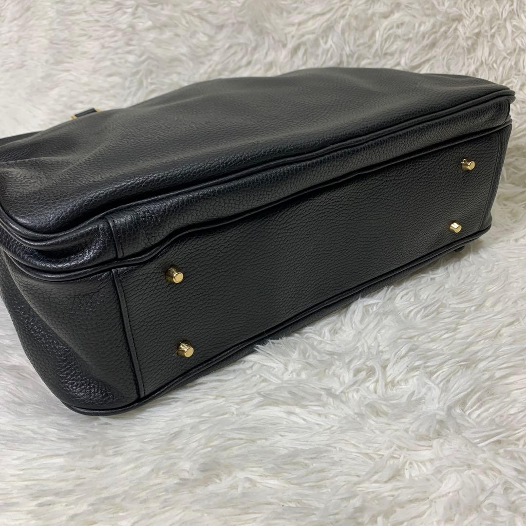 美品 CIMABUE ビジネスバッグ ショルダーストラップ 大容量 金金具