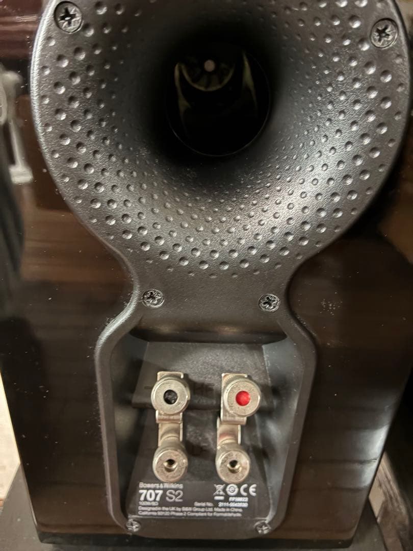 【値下げ】B&W 707S2 ピアノブラック ブックシェルフスピーカー