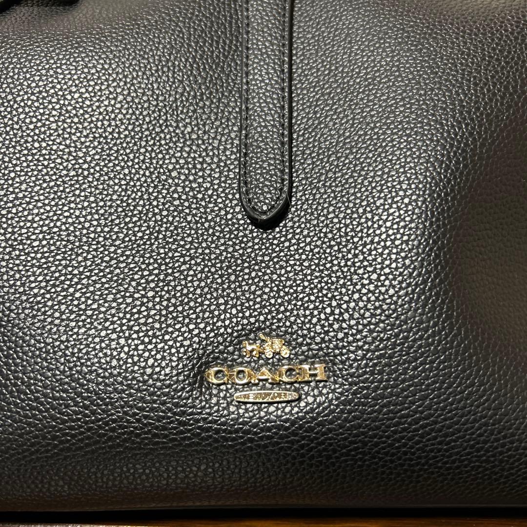 <土日限定値下げ>COACHコーチトートバッグ　ブラック
