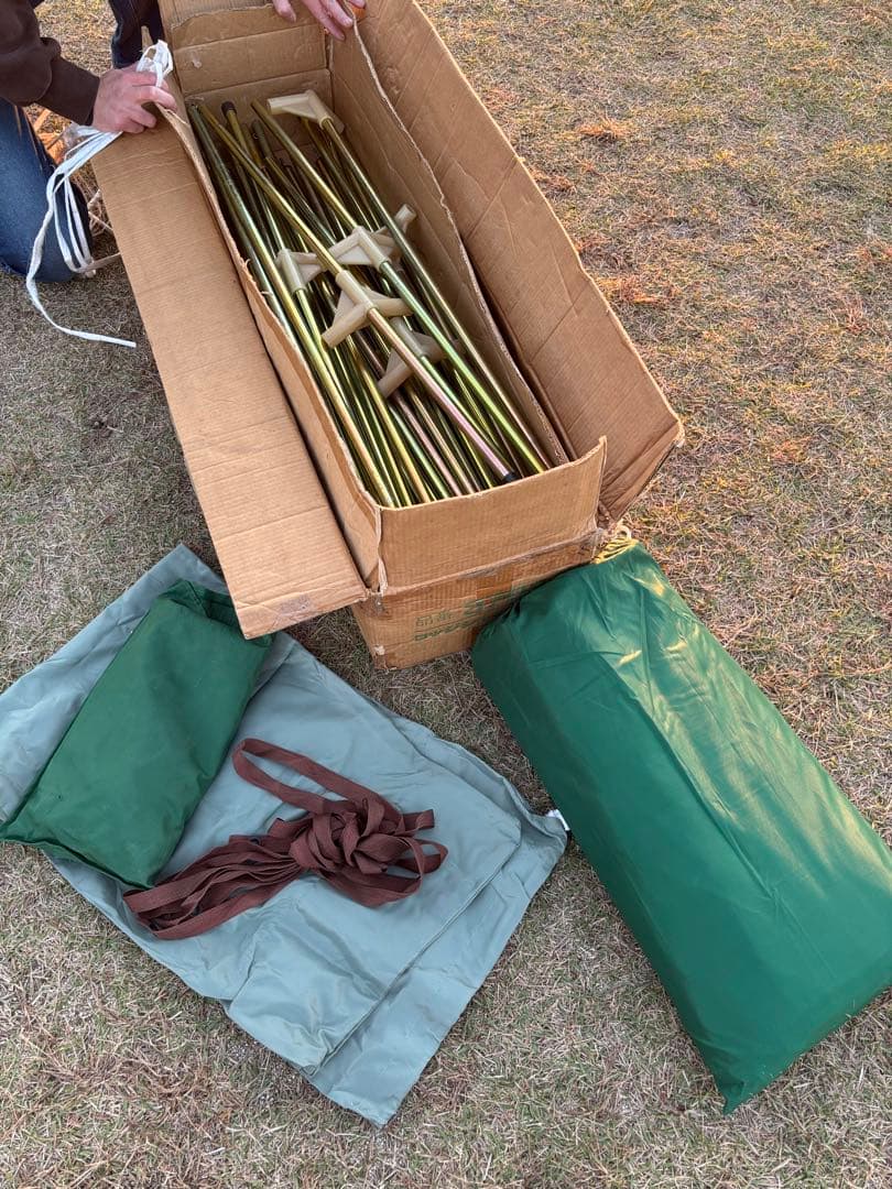 小川テント ビンテージ　ロッジシェルター　直接引取りOK・大幅お値引き可