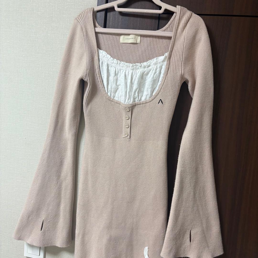 ワンピース Poppy lace mini dress