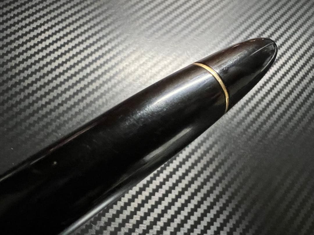 モンブラン 美品 縦溝ペン芯 149 18C 3帯 M 万年筆