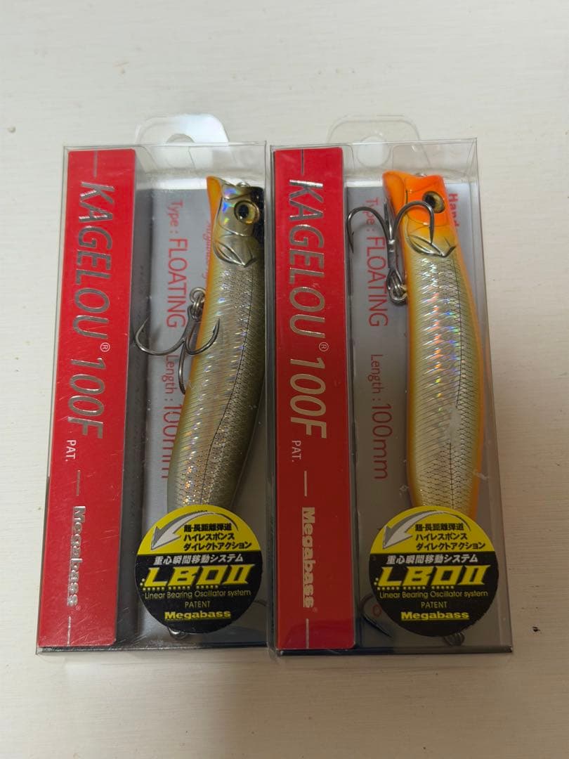 メガバス カゲロウ 100F、98F 4個セット