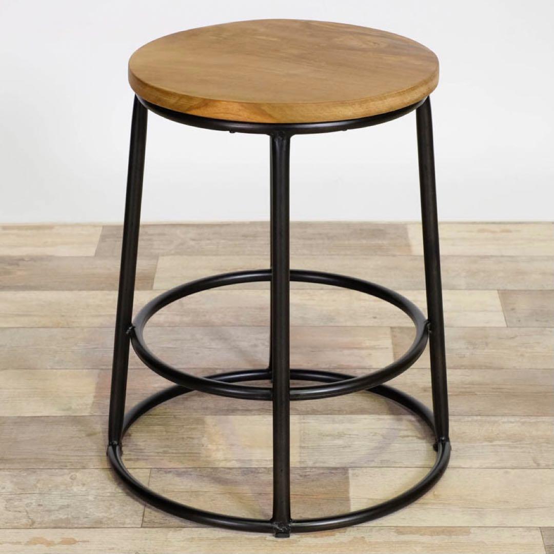 C 新品 カントリー テーブル アイアン サイド スタンド 飾り棚 机 物置き