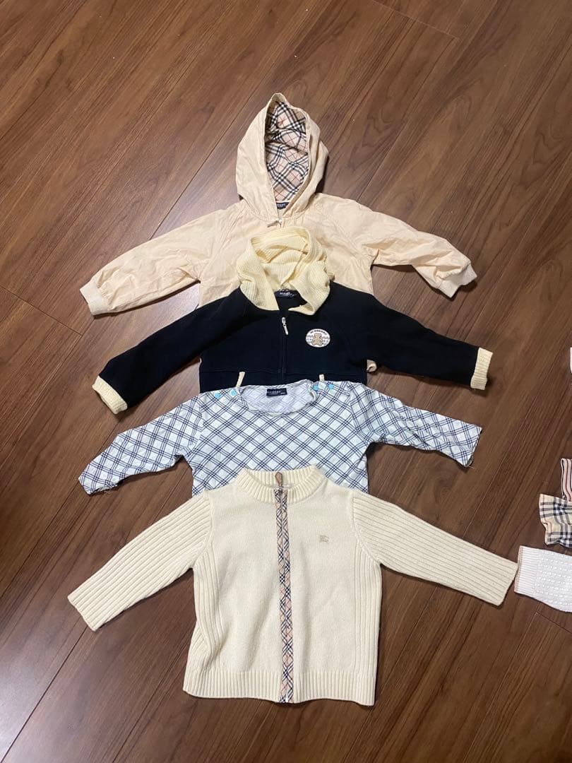 バーバリー 90cm ベビー服 トップスセット 9点