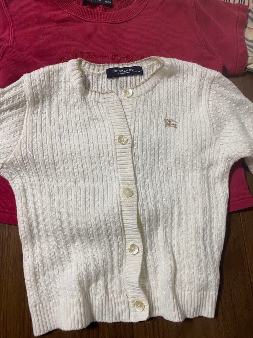 バーバリー 90cm ベビー服 トップスセット 9点