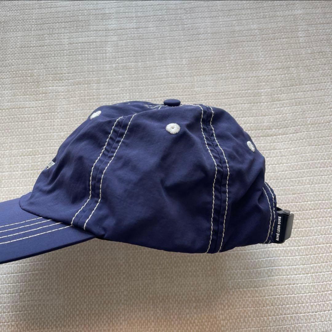 [美品]AIME LEON DORE PORSCHE 6パネルキャップ CAP紺