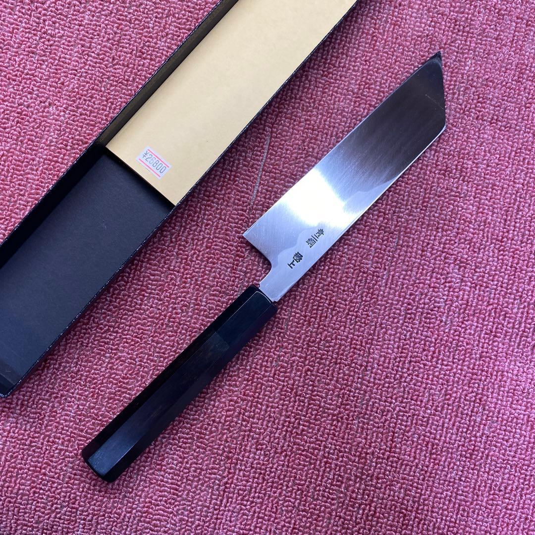 青二鋼　ケンムキ包丁、むきもの包丁 180㎜ 6寸
