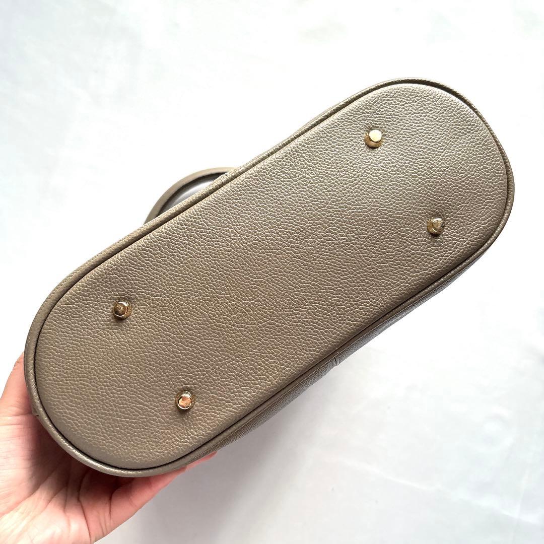 【美品】ATAO アタオ ニューウィークエンド バッグ トープ 牛革 レザー