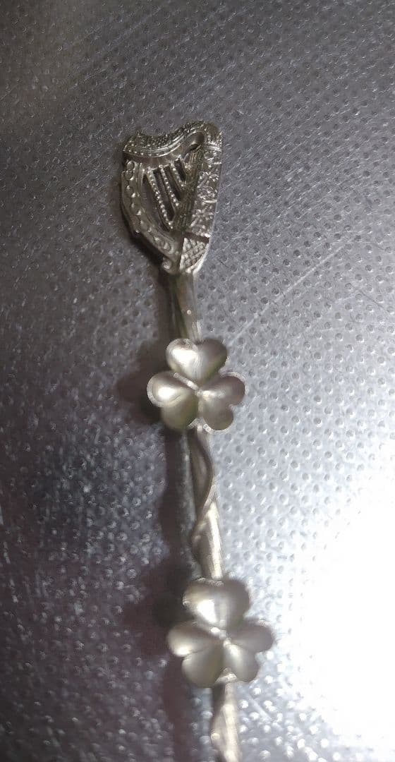 英国　純銀　スプーン2本セット