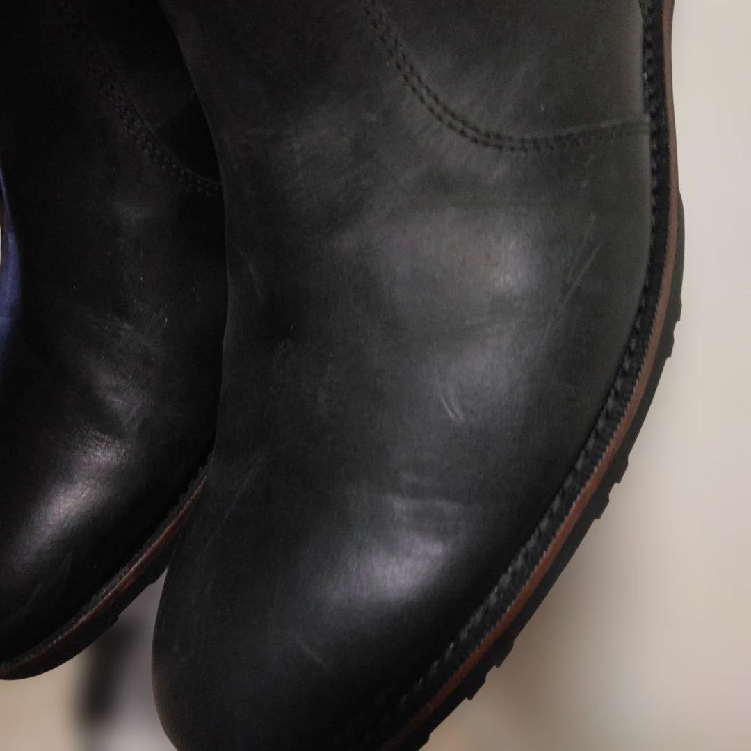 Timberland サイドゴアブーツ 黒 30cm