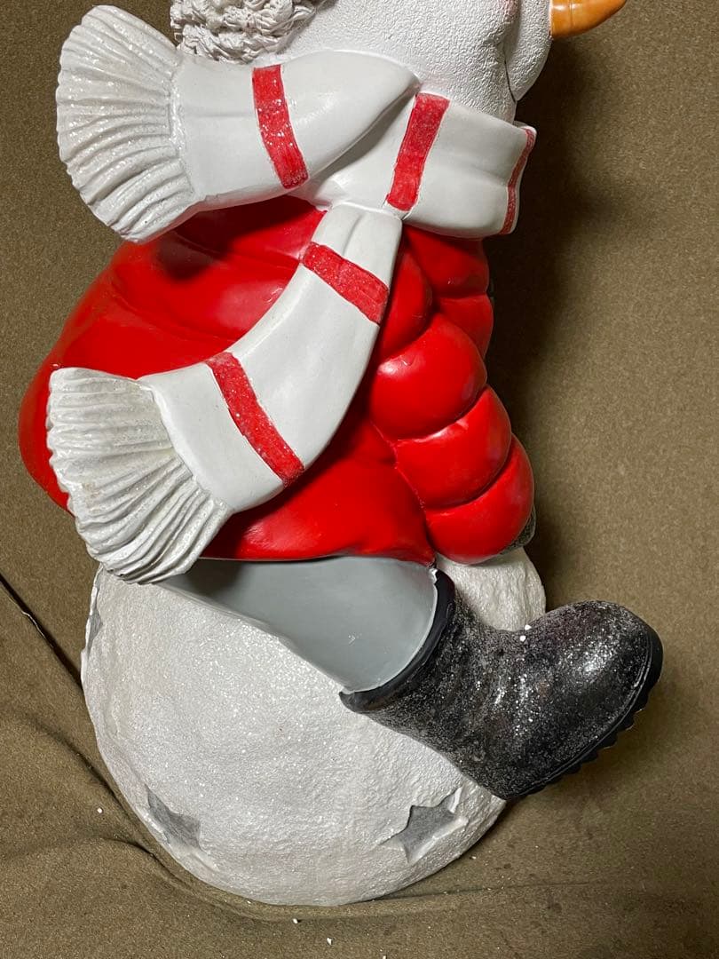 【コストコ】スノーマン　置物　雪だるま　インテリア　特大サイズ　bigサイズ