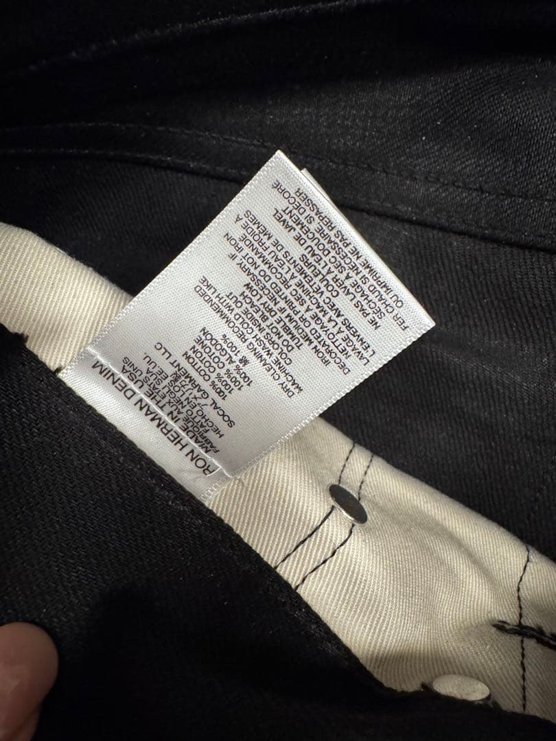 RON HERMAN DENIM ロンハーマン デニム ブラック 黒