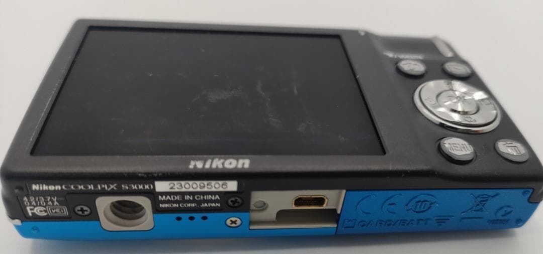 Nikon ニコン COOLPIX S3000 アクアブルー