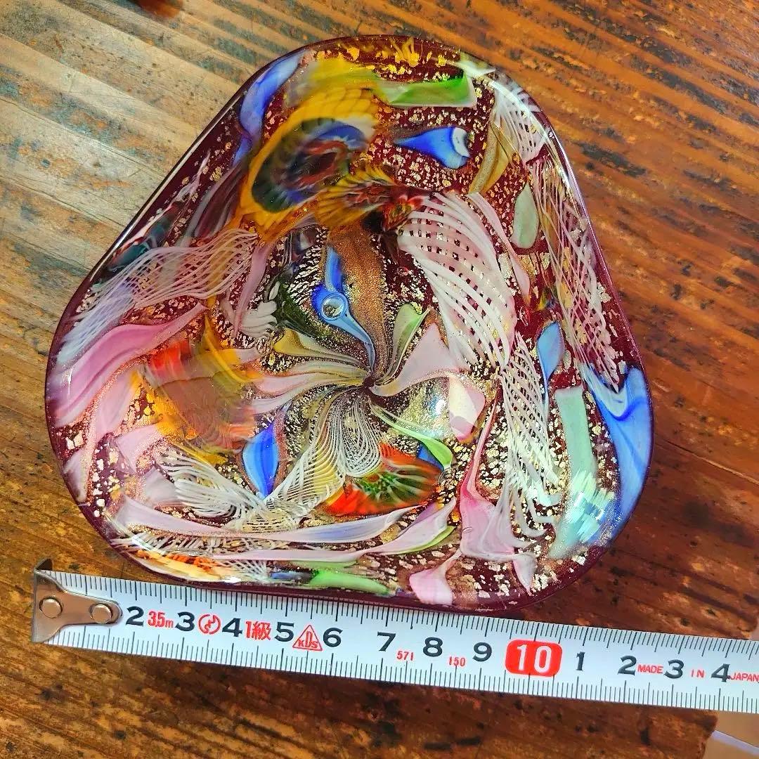 MURANO ムラノ ヴェネチアンガラス 器 小物入れ プレート