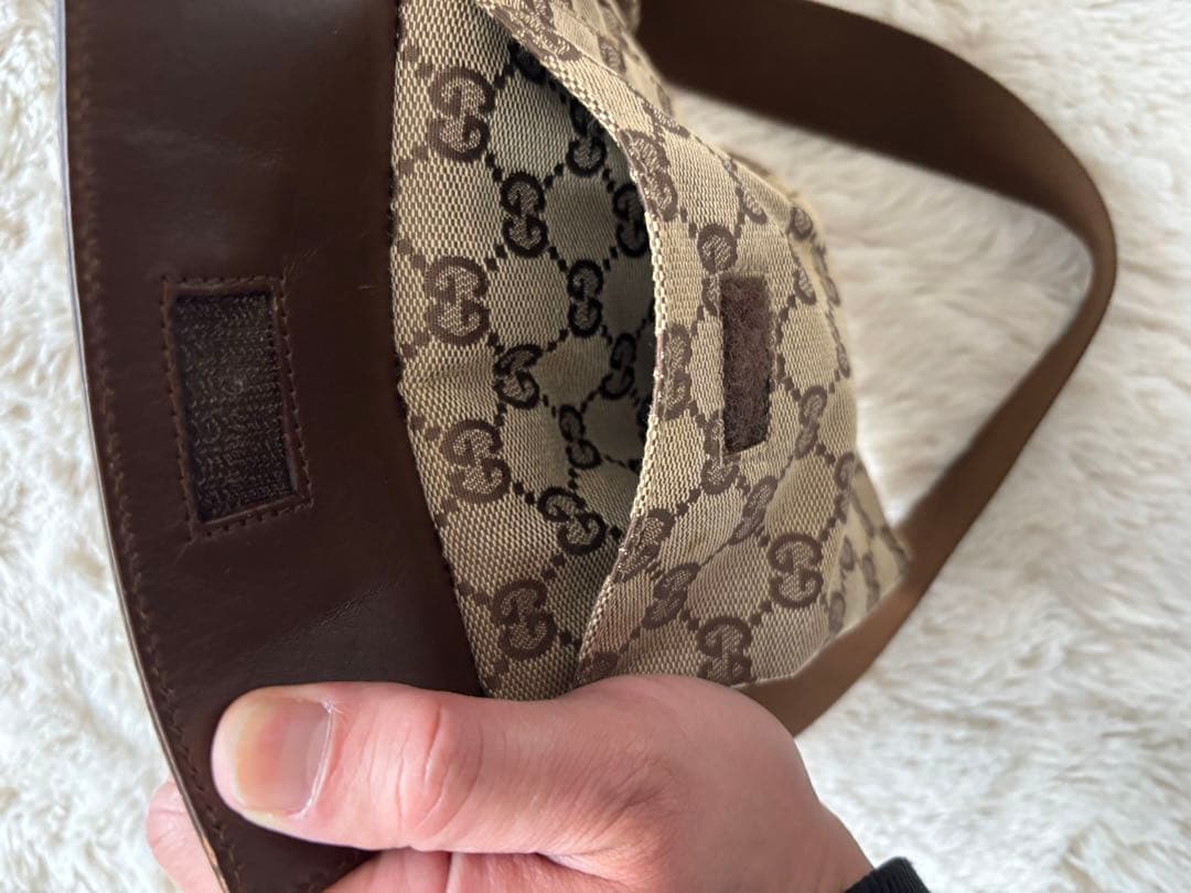 GUCCI ウエストポーチ　GGキャンバス