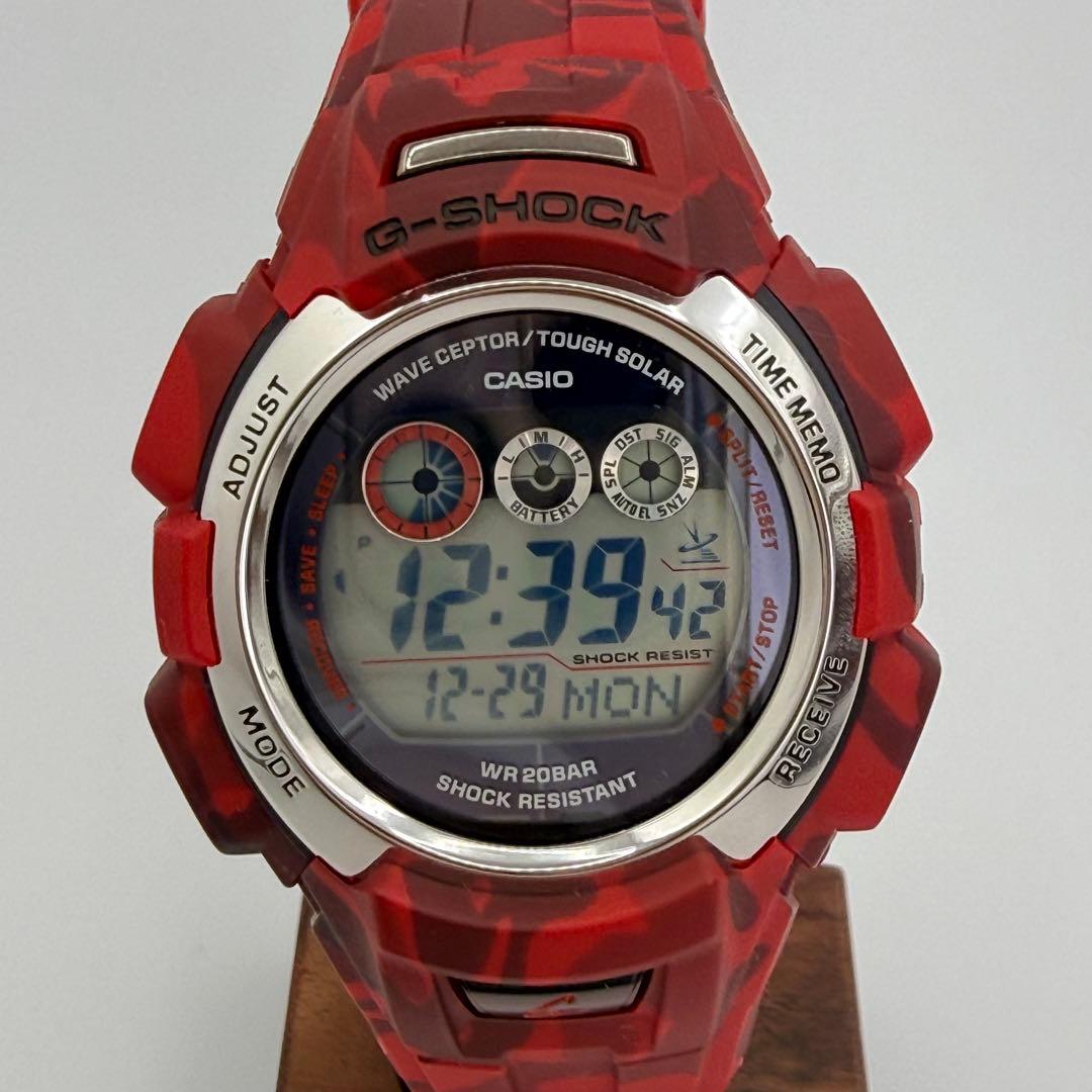 G-SHOCK GW-300CFJ-4JF 赤カモ 電波ソーラー 美品 箱付