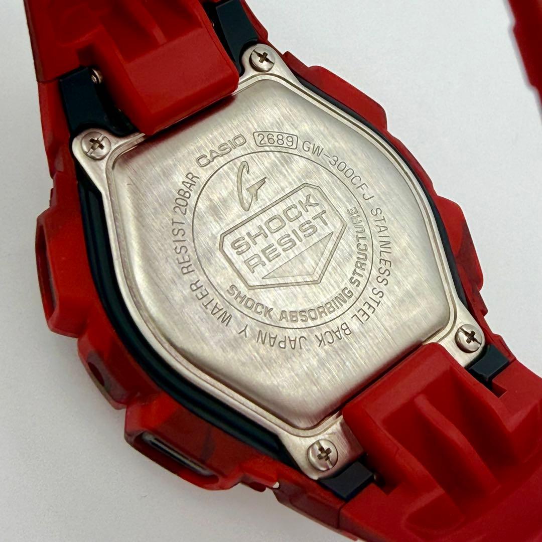 G-SHOCK GW-300CFJ-4JF 赤カモ 電波ソーラー 美品 箱付