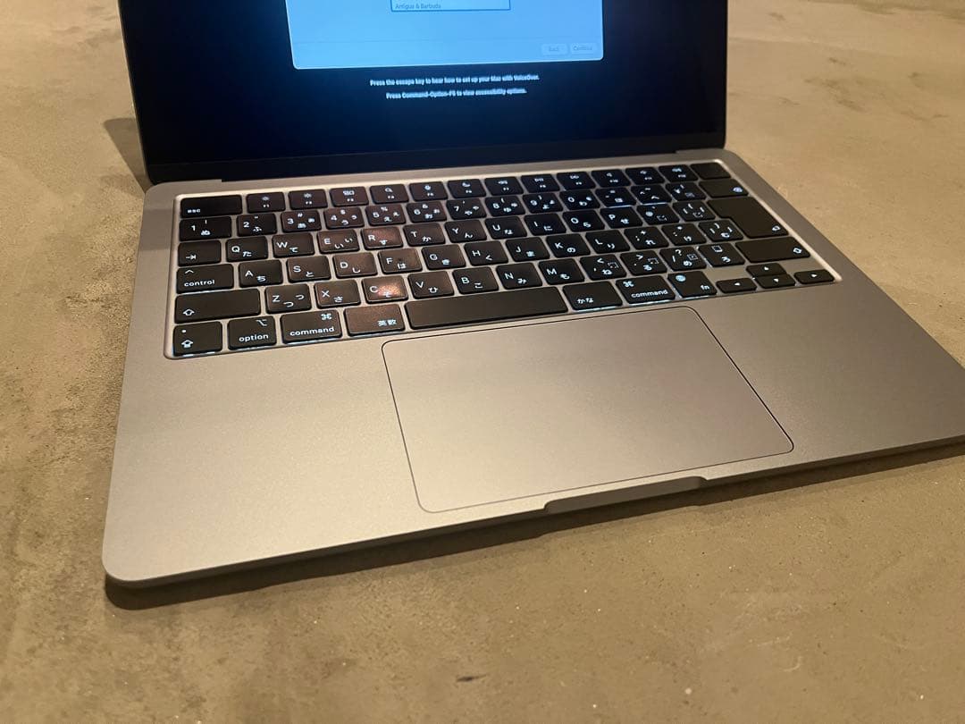 値下げ【美品】512GB MacBookAirM2 13.6インチスペースグレイ