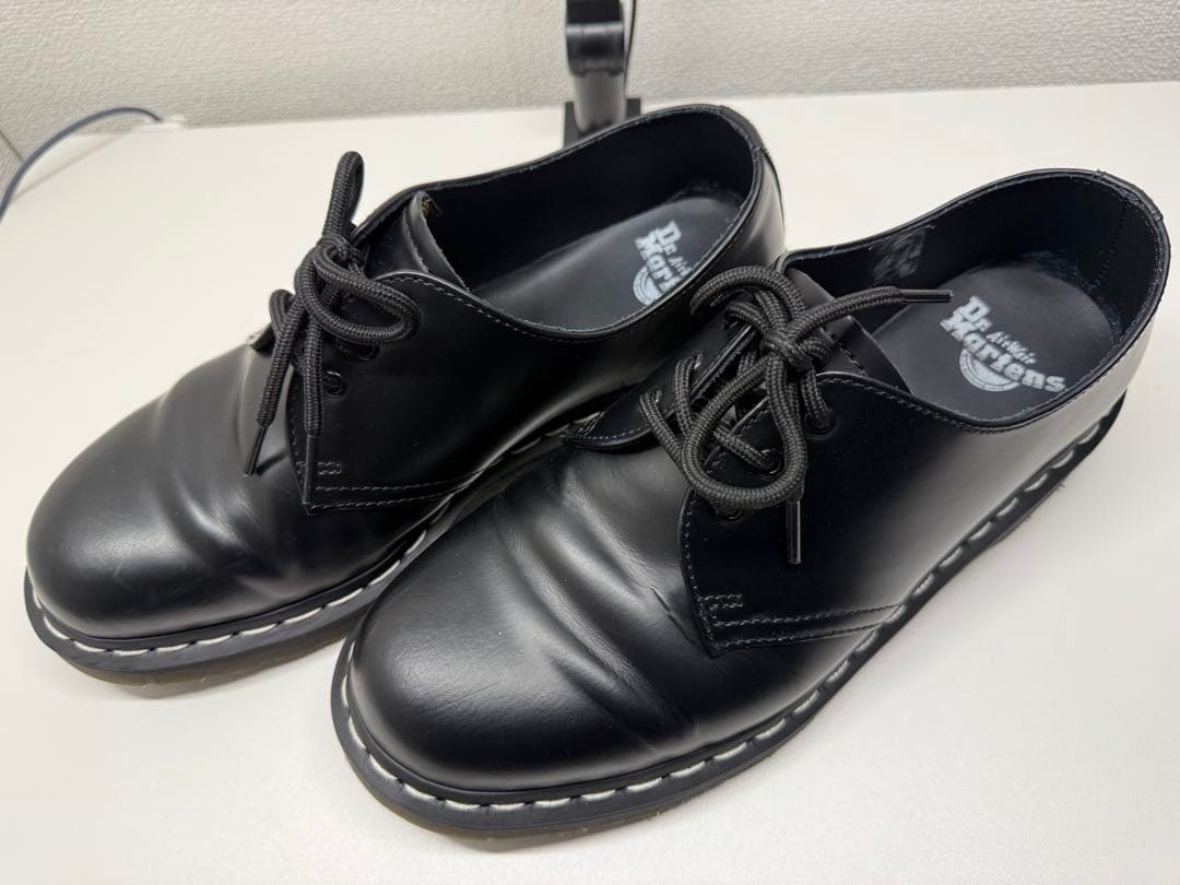 美品 Dr.Martens 1461ホワイトステッチ(日本限定)
