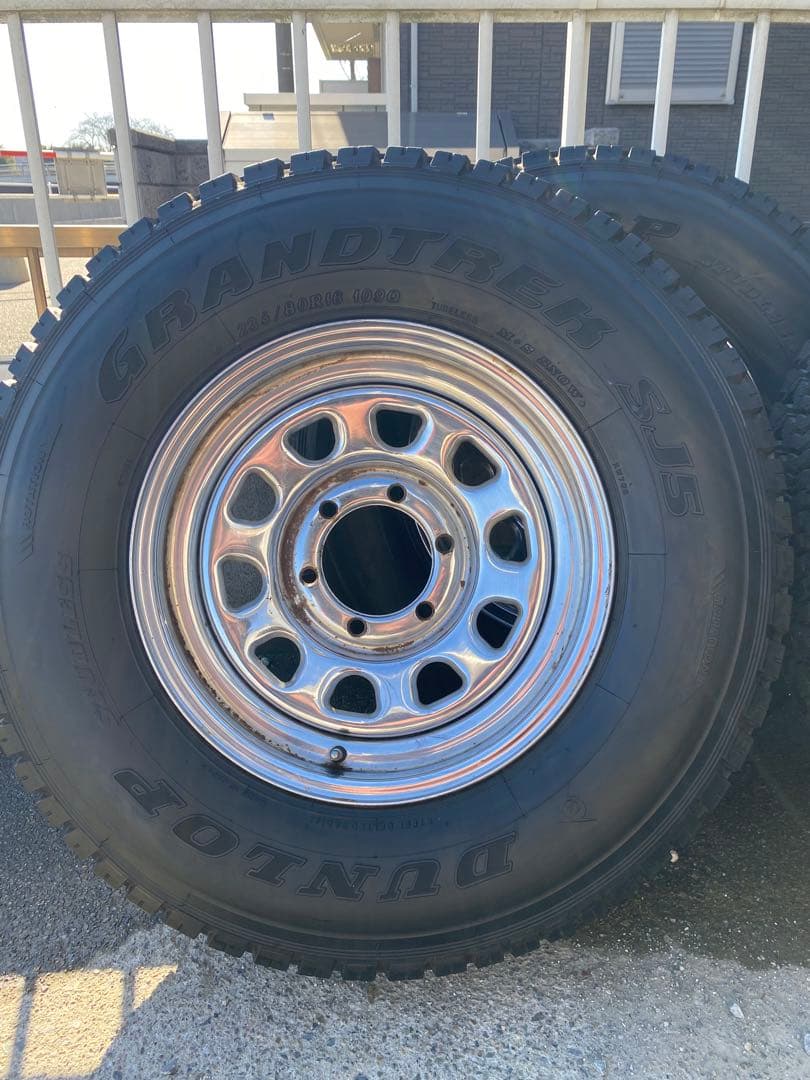 値下げ！　ダンロップGRANDTREK SJ5 スタッドレスタイヤホイール