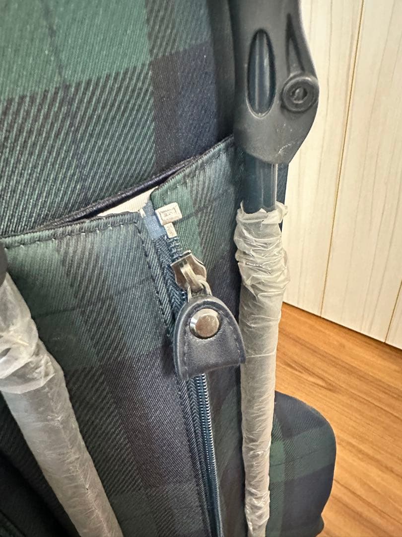 稀少モデル　人気完売品★パーリーゲイツ　ブラックウォッチ　キャディバッグ