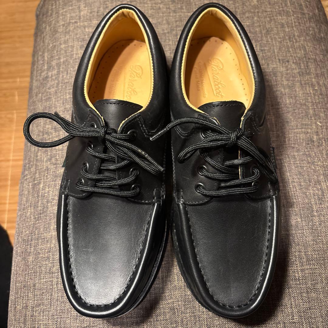 PARABOOT THIERS ブラック　新品未使用　uk7