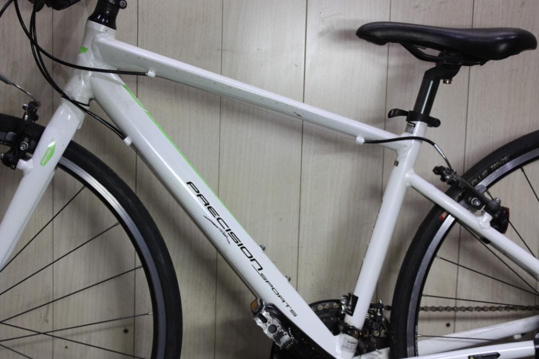 PRECISION SPORT アルミ 24速 430mm クロスバイク 白