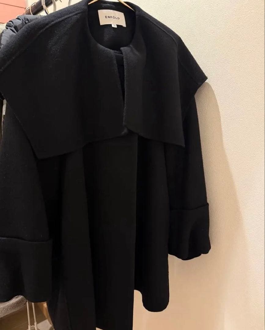 ENFOLD メルトンリバーケープコート　お値下げ依頼変更済