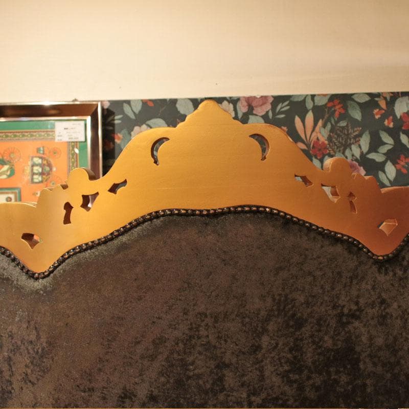 クイーンチェア ソファ ブラック 一人掛け インテリア 682-178