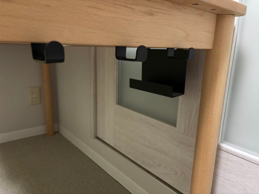 【8/4まで】無印良品　ブナ材デスク・幅１２０ｃｍ　ブナ材デスク用上置き棚付き