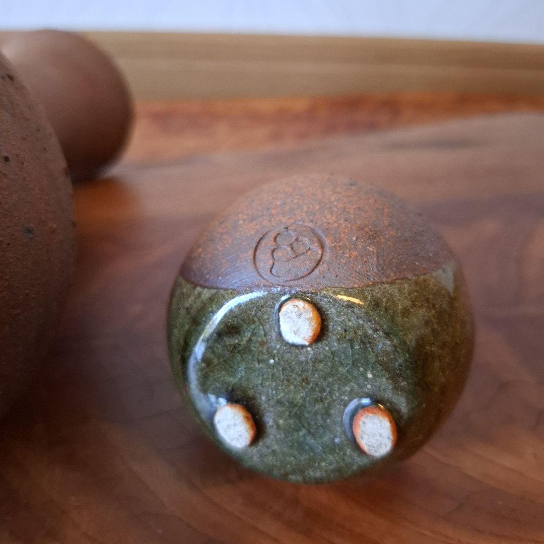 壺　つぼ　一輪挿し　親子壺